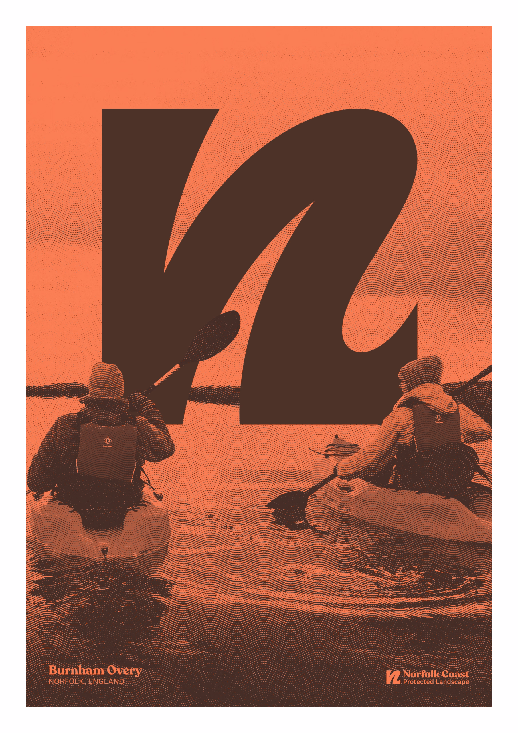 Kayaking at Burnham poster