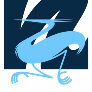 Poster featuring the Little Egret design inspired by the Norfolk Coast