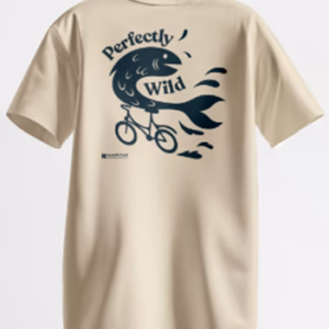 Organic cotton T-shirt featuring the Perfectly Wild design